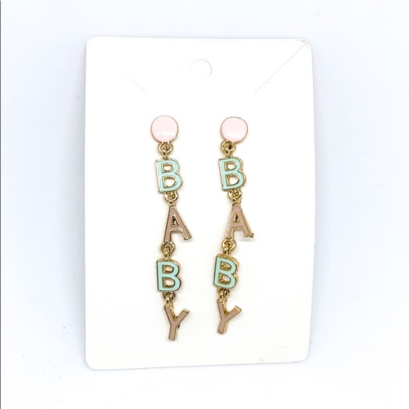 Pastel Baby Enamel Dangle Earring - Picture 4 of 5